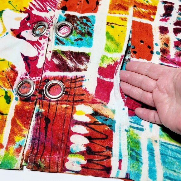 Patchington Boutique Resort Lifestyle Festive 100% Cotton Jacket Women's (XL) - Picture 7 of 10